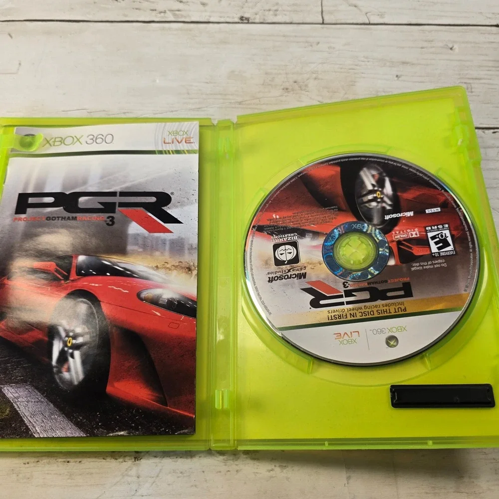 Project Gotham Racing 3 PGR 3 Xbox 360 Microsoft Racing Game CIB Complete